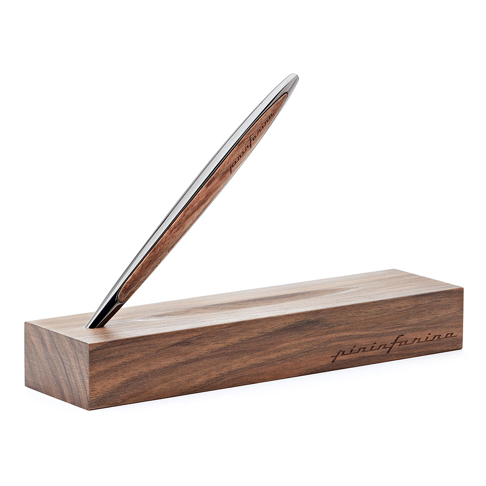 Pininfarina Cambiano Walnut Polished Black Ethergraf Pencil